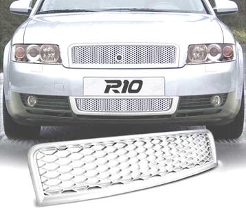 Calandre Pour Audi A4 B6 00-04 Look Rs Gris Mat, Verzenden