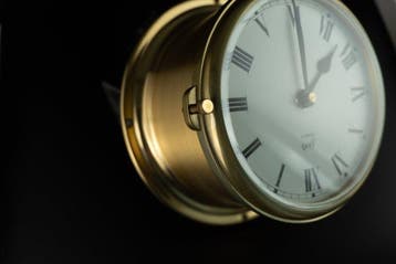 Scheepsklok - Schatz Quartz Brass Ship’s Clock - Maritime, Antiek en Kunst