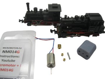 micromotor NM014G ombouwset voor minitrix BR 89, T3, Verzenden, Overige typen