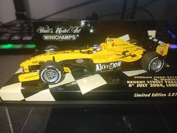 Minichamps 1:43 - Voiture de course miniature - F1 Jordan, Hobby & Loisirs créatifs