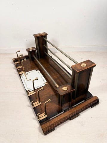Kapstok - Art Deco halkapstok met gestapelde