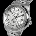 Ublast - Globe GMT - Swiss Made - REF.UBGLO40SV - Ltd, Handtassen en Accessoires, Horloges | Heren, Nieuw