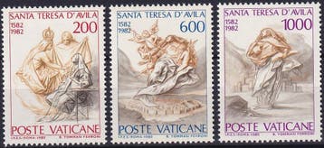 Vatikaan - 1982 - Theresia of Avila - Postfris, Timbres & Monnaies, Timbres | Europe | Autre, Verzenden