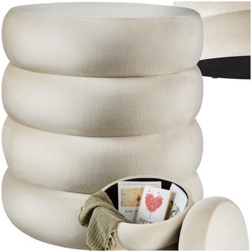 Hocker Altu, gestoffeerd, opbergruimte, Huis en Inrichting, Verzenden, Nieuw