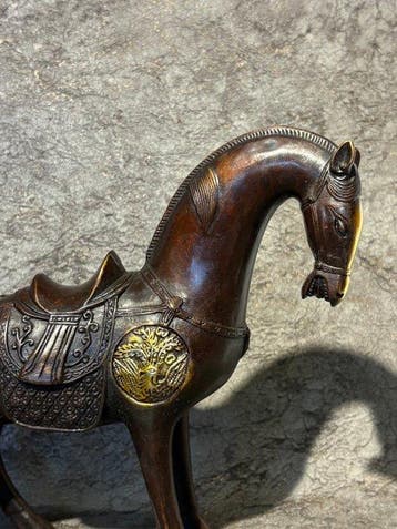 Tang-Dyanstie stijl paard 23 cm - Bronze - Chine (Sans prix