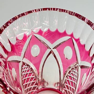 Val Saint Lambert - Vase - Taillé à la main - coupe