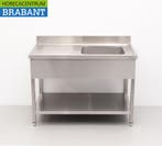 HCB évier en acier inoxydable droit 120 x 70 cm Horeca, Articles professionnels, Verzenden