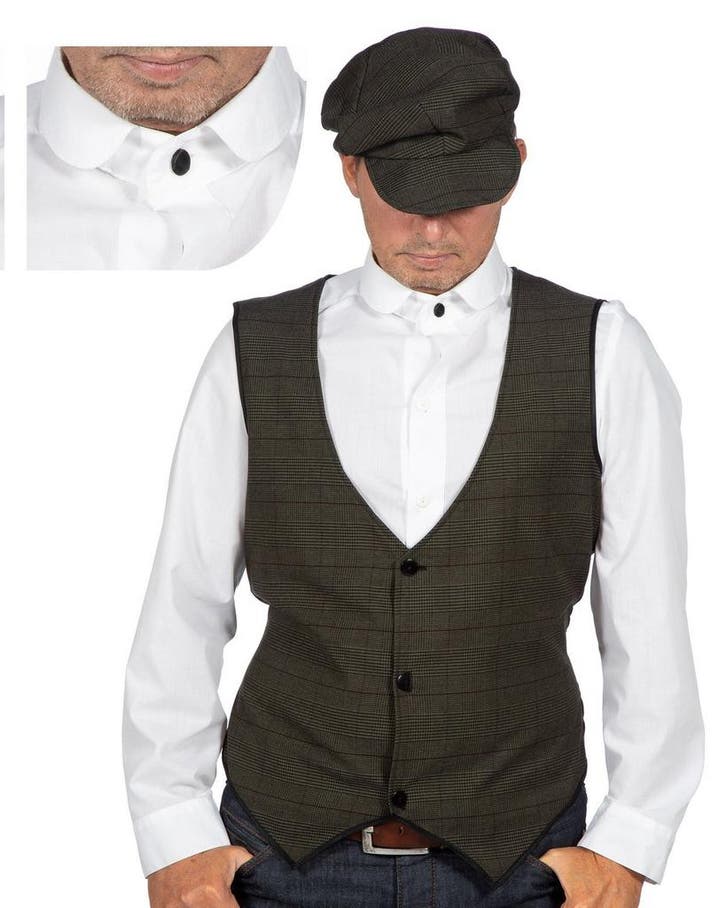 Jaren 20 Overhemd, Kleding | Heren, Carnavalskleding en Feestkleding, Nieuw, Verzenden