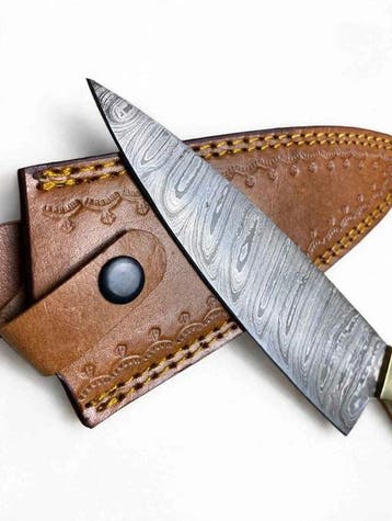 Keukenmes - Chefs knife - SDF 8-inch Handgemaakt Damascus