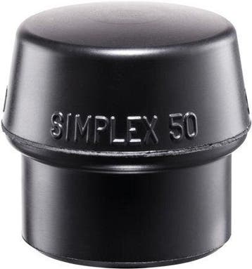 Inserts de marteau Simplex en caoutchouc noir 50mm, Verzenden