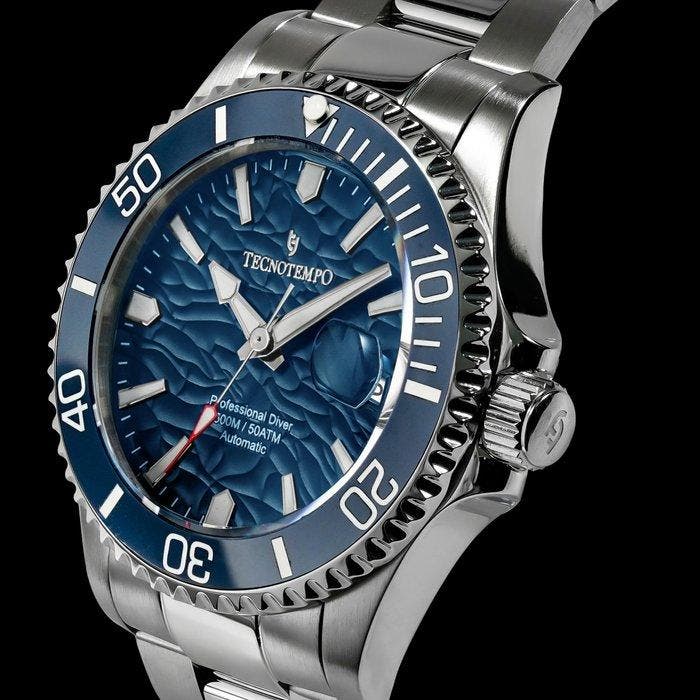 Tecnotempo - Automatic Professional Diver 500M / 50ATM -, Handtassen en Accessoires, Horloges | Heren