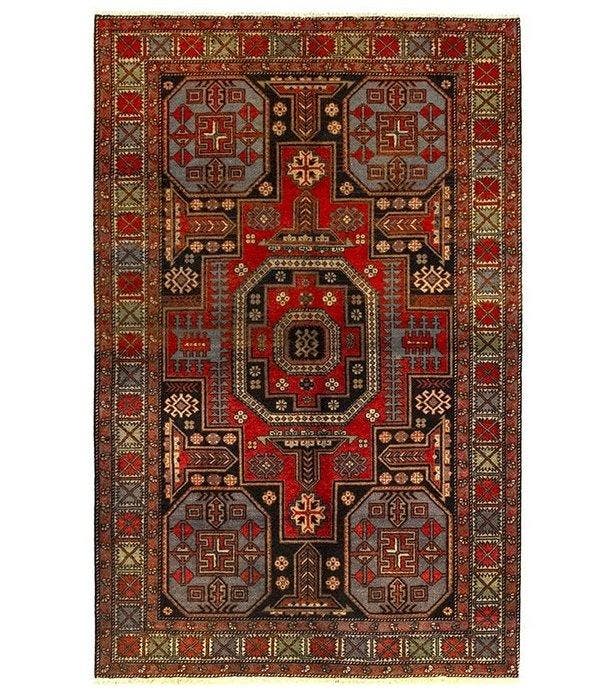 Kaukasus Azerbeidzjan - Vloerkleed - 198 cm - 127 cm, Huis en Inrichting, Stoffering | Tapijten en Vloerkleden