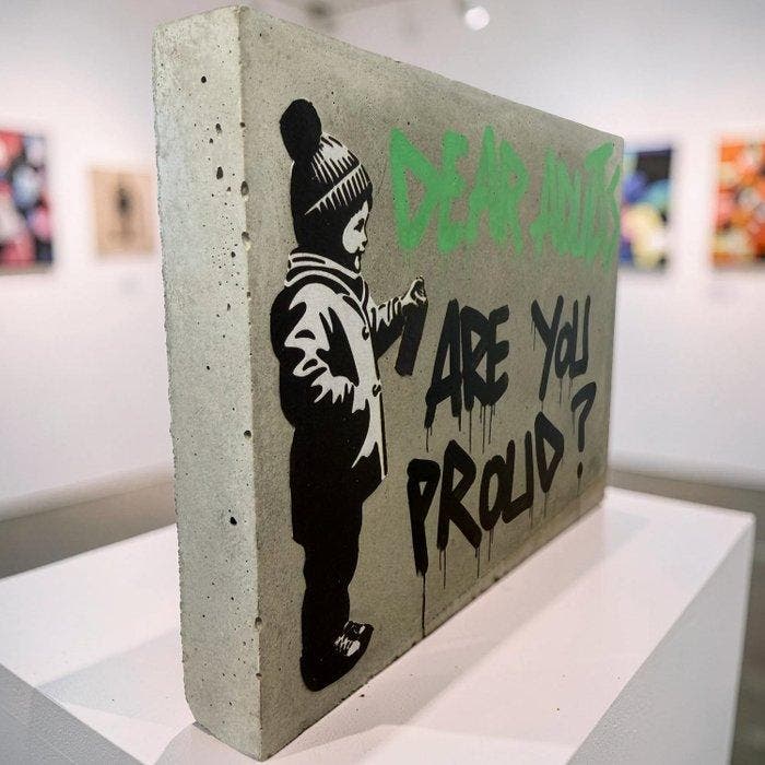 STRINK - PROUD ?, Antiquités & Art, Art | Peinture | Moderne