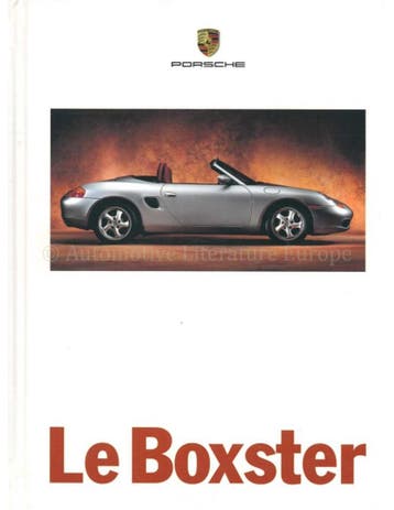 1998 PORSCHE BOXSTER HARDCOVER BROCHURE FRANS, Livres, Autos | Brochures & Magazines