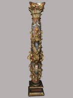 Barok Kolom - circa 1700 - Een weelderige Barokzuil (151