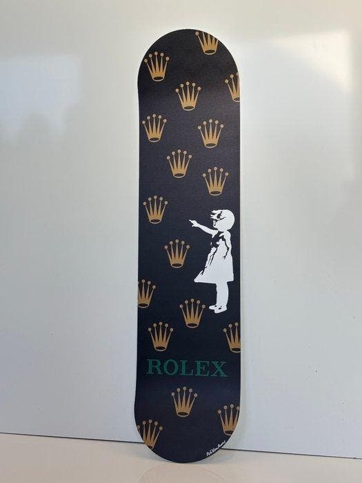 Rob VanMore - Skating by Rolex x Banksy, Antiquités & Art, Art | Objets design
