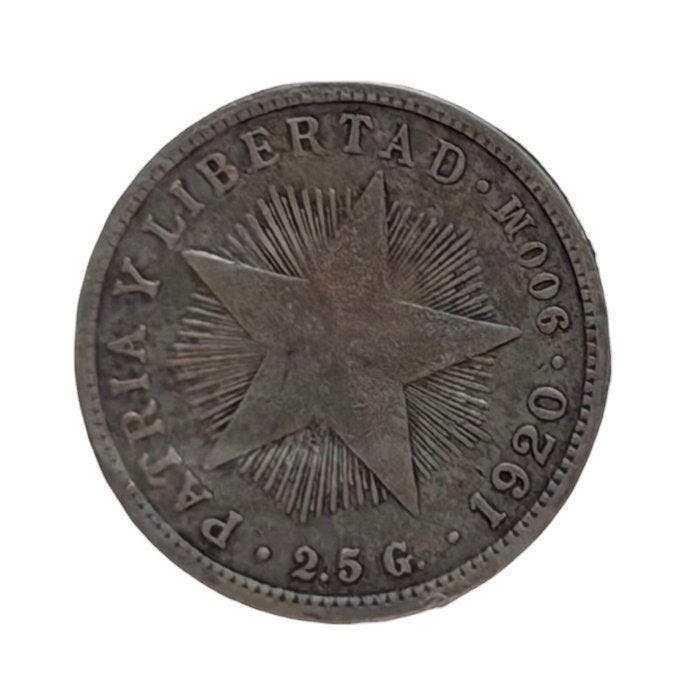 Republiek van Cuba. 10 + 20 + 40 Centavos + 1 Peso 1915-1949, Postzegels en Munten, Munten | Europa | Niet-Euromunten