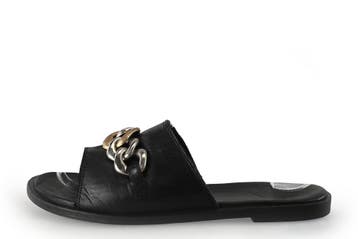 VIA VAI Slippers in maat 37 Zwart, Kleding | Dames, Slippers, Verzenden, Zwart, Zo goed als nieuw