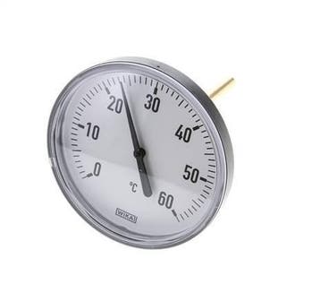 Thermomètre bimétallique en plastique de 0 à +60°C Cabinet, Verzenden
