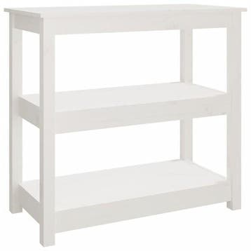 Console pin massif blanc 80x40cm : Seconde chance -34%, Verzenden, Klassiek/Rustiek