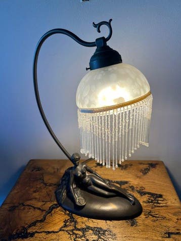 Lamp - Brons, Glas