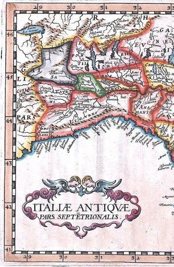 North and Central Italy - Italie; P. Briet - Italiae, Livres, Atlas & Cartes géographiques