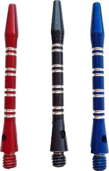ABC Darts - Dart Shafts - Aluminium Ringed Mixed - Medium..., Ophalen of Verzenden, Nieuw, Shafts