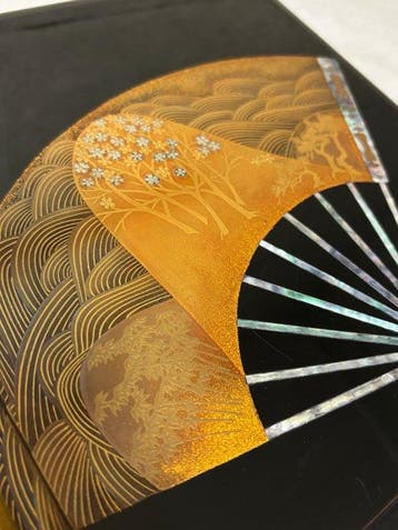 Wajima lacquerware - Doos - Suzuribako (Schrijfdoos) - lak ,, Antiek en Kunst
