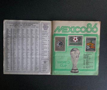 1986 Panini WC Mexico 86 Maradona sticker in good condition,, Nieuw