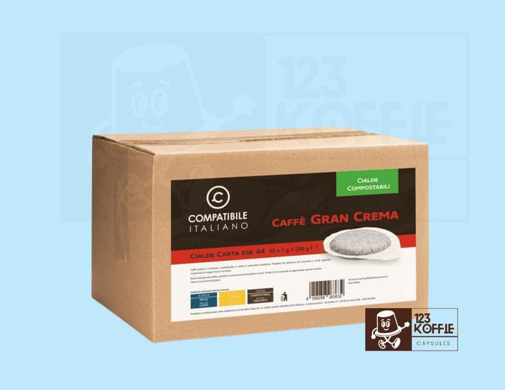 Compatibile Italiano Caffè Gran Crema ESE 44 mm Pads | 50 x, Electroménager, Accessoires de machine à café, Envoi