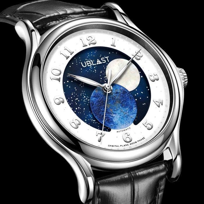 Ublast - Orbital Plane - Automatic Moon Phase -, Bijoux, Sacs & Beauté, Montres | Hommes