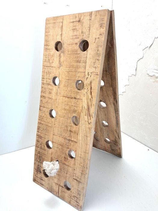 Wijnrek - Hout - 20 flessen, Antiek en Kunst, Curiosa en Brocante