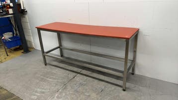 Table de découpe en inox 190 x 60 x 90 cm pour la, Verzenden