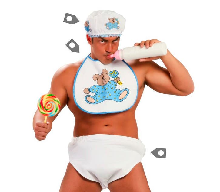 Baby Set 3 delig, Kleding | Heren, Carnavalskleding en Feestkleding, Nieuw, Verzenden
