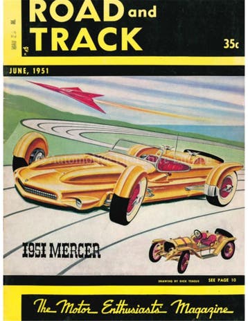 1951 ROAD AND TRACK MAGAZINE JUNI ENGELS, Ophalen of Verzenden, Nieuw