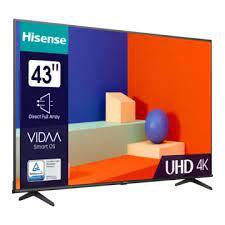 Hisense 43A6KT - 43 inch - 4K LED - 60 Hz - Smart TV - VIDAA, Ophalen of Verzenden, Nieuw
