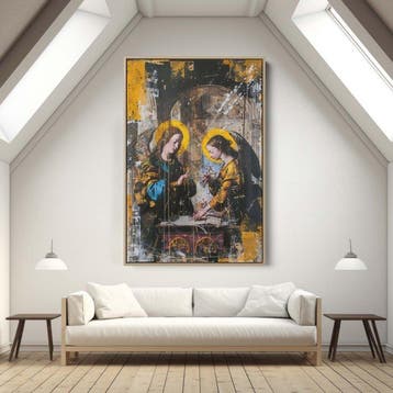 Dine Chanima (XX-XXI) - (XXL) Giant Holy Truth On Concrete