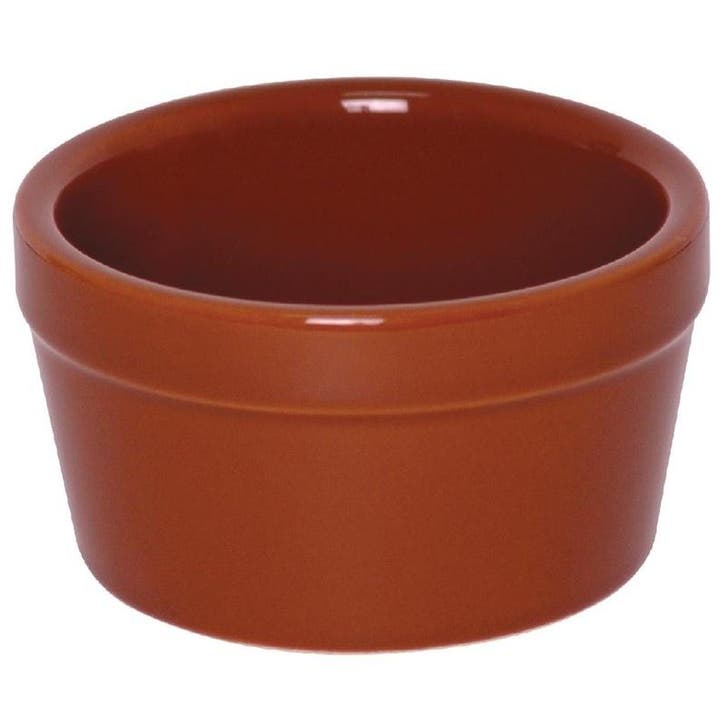 Ramekins | MEDITERRANE | Keramiek | Oranje | 21cl | 6 Stuks, Zakelijke goederen, Horeca | Keukenapparatuur, Nieuw in verpakking