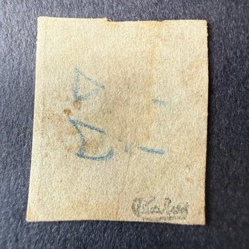 Frankrijk - Yvert 44B Bordeaux 20c gestempeld. Gesigneerd, Gestempeld