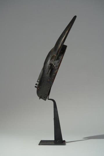Een houten masker - Baule - Ivoorkust (Zonder minimumprijs)