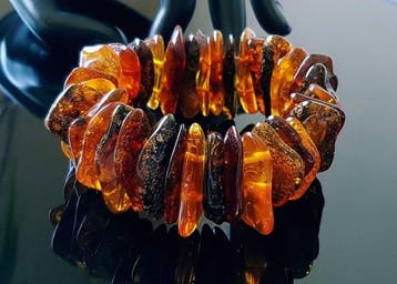Amber Vintage massieve natuurlijke Baltische amber armband-