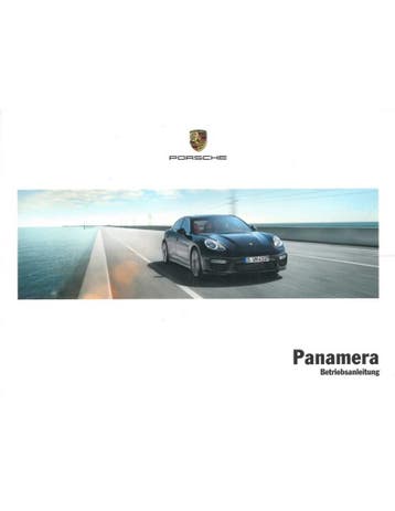 2014 PORSCHE PANAMERA INSTRUCTIEBOEKJE DUITS