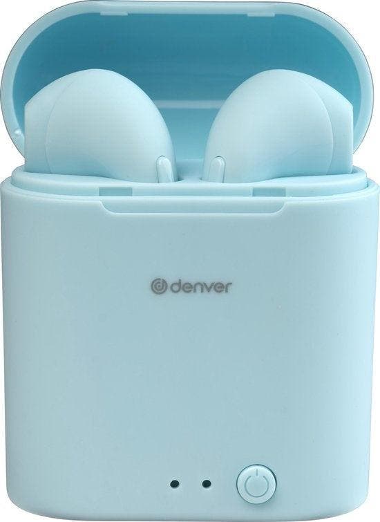 2dekans | Denver TWE-46 - Earbuds - Wireless - Draadloos, Télécoms, Téléphonie mobile | Accessoires & Pièces, Enlèvement ou Envoi