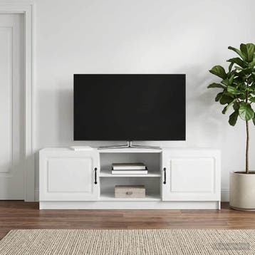 vidaXL TV Kast Wit 150 x 31 x 47 cm Bewerkt hout, Verzenden