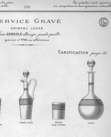 Baccarat - Karaf - Athénienne - Kristal, Antiek en Kunst