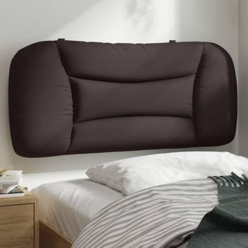 vidaXL Hoofdbordkussen Hvar 80 cm stof donkerbruin, Verzenden