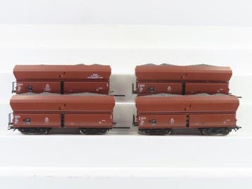 Roco H0 - 46239 - Modeltrein goederenwagon (4) - 4x 4-assige