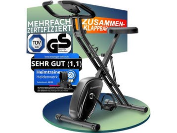 Heldenwerk Hometrainer - Inklapbaar - Belastbaar tot 150KG -, Sport en Fitness, Overige Sport en Fitness, Verzenden, Nieuw