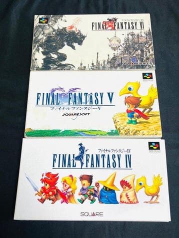 Nintendo - Super Famicom - Final Fantasy I-II, IV, V & VI -, Games en Spelcomputers, Nieuw