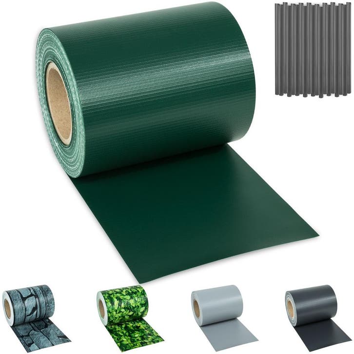 PVC privacyfolie met bevestigingsclips - 70 m, groen, Tuin en Terras, Overige Tuin en Terras, Verzenden